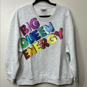 Queen of Sparkles Big Queen Energy Sweatshirt